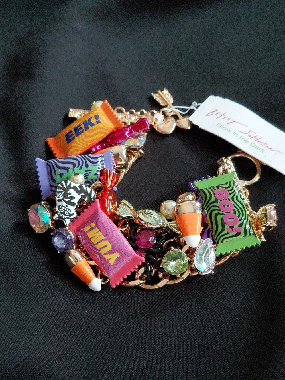 Betsey Johnson Colorful Candy Charm Bracelet - Picture 4 of 6